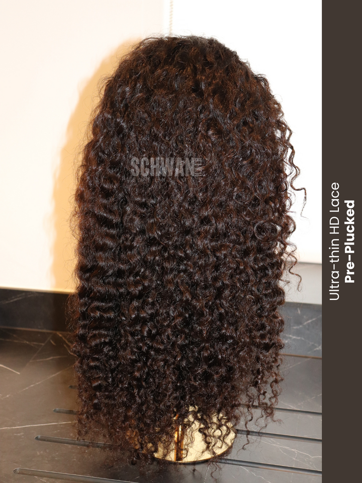 13x6 HD Frontal Wig: Cambodian Kinky Curly (Sample)