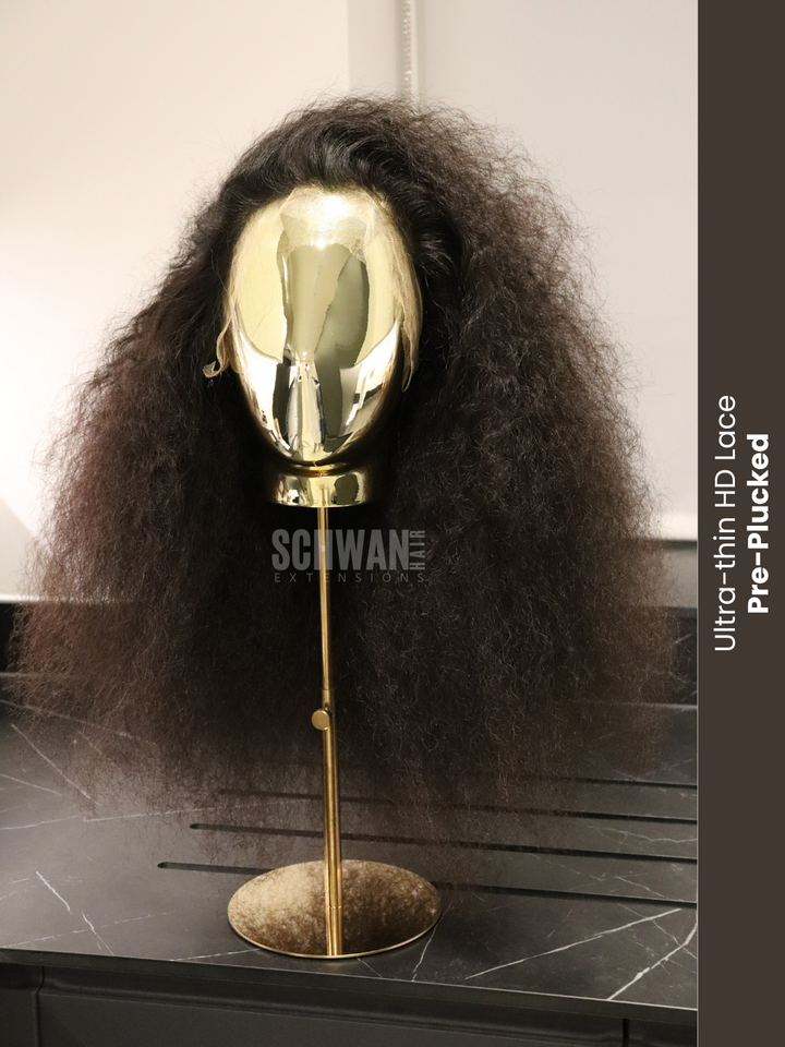 13x6 HD Frontal Wig: Cambodian Kinky Curly (Sample)