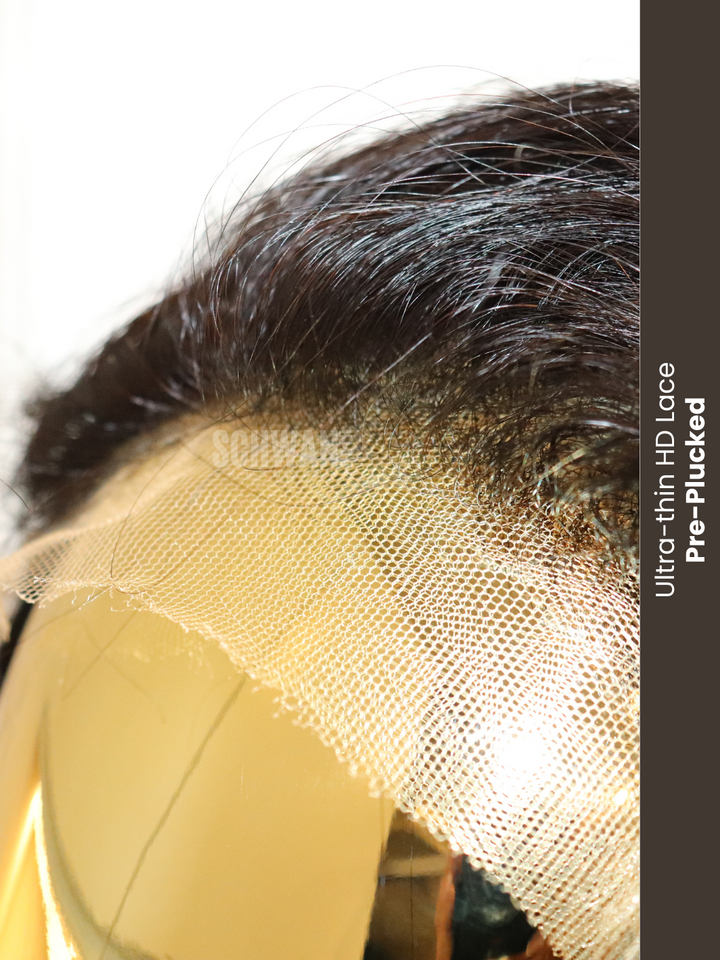 5x5 Glueless HD Closure Wig: Cambodian Kinky Curly (Sample)