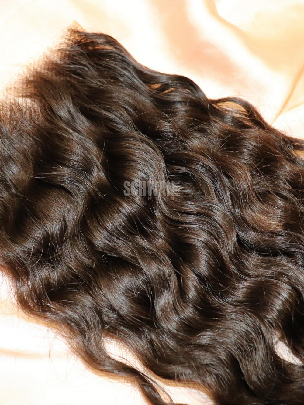 Raw Indian Deep Curly Closure with background