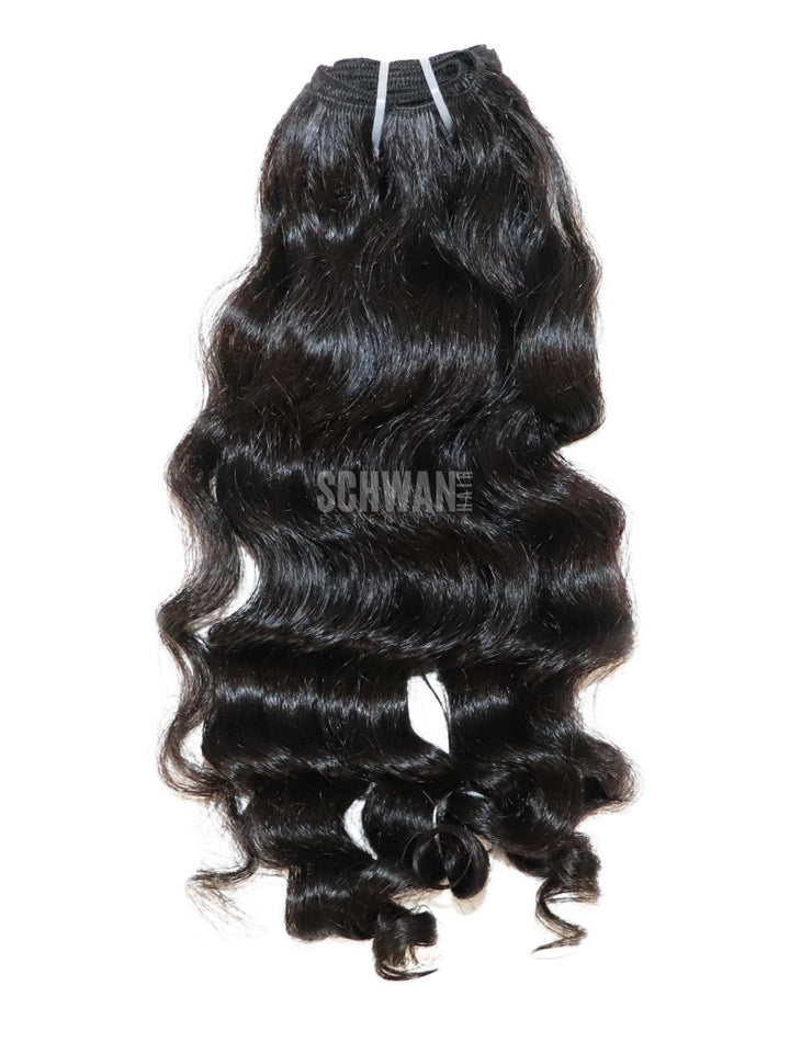 Bundle of Raw Natural Indian Curly Weft Hair extensions