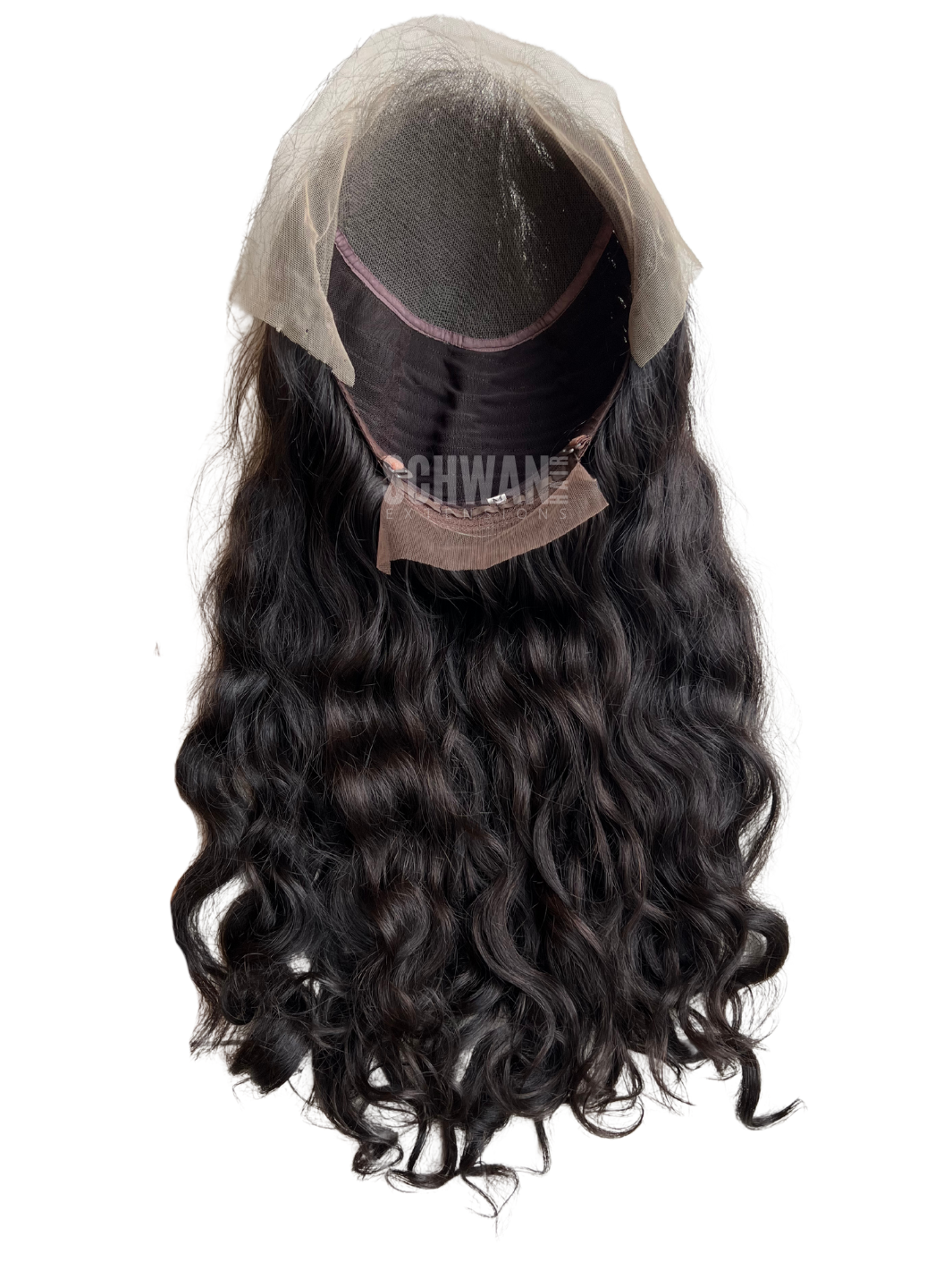 13x6 Swiss Frontal Wig: Raw Indian Wavy