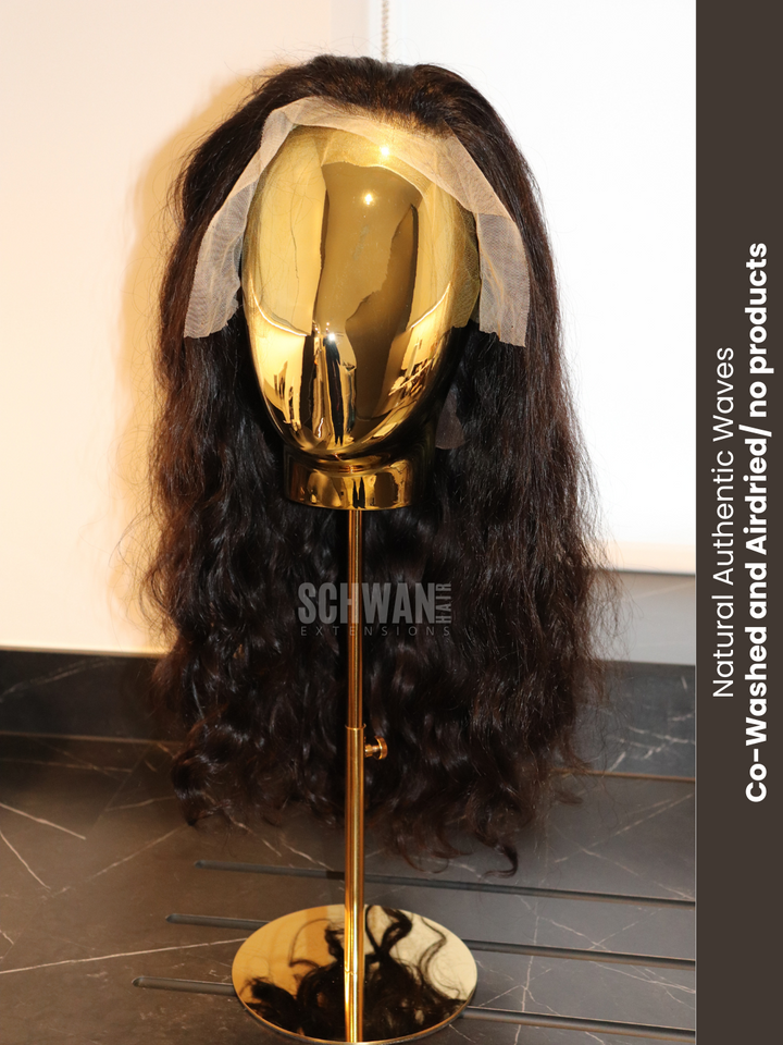 13x6 Swiss Frontal Wig: Raw Indian Wavy