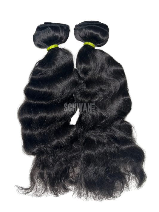 Raw Indian Wavy Clip-in Extensions 150g