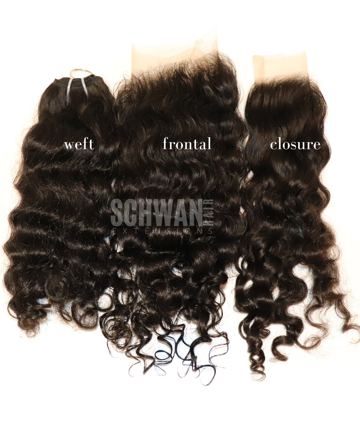 Raw Indian Natural Curly 13x6" Swiss Lace Frontal