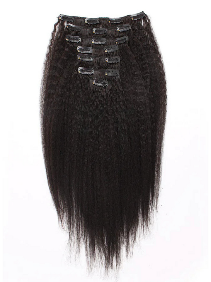 Kinky Straight Clip-in Extensions