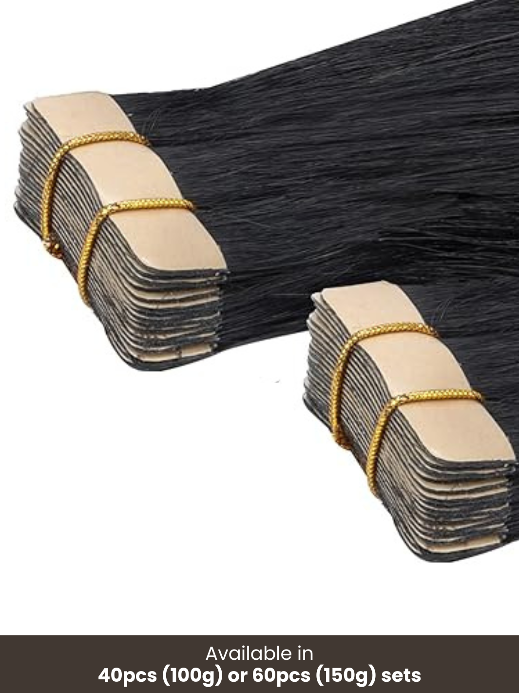 Tape-In Extensions: Indian Kinky Straight