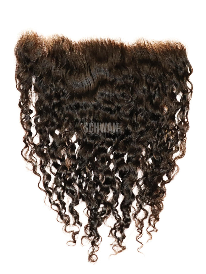 13x6" Raw Burmese Curly Hollywood HD Lace Frontal