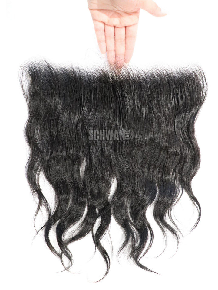 13x6" Raw Cambodian Wavy Hollywood HD Lace Frontal