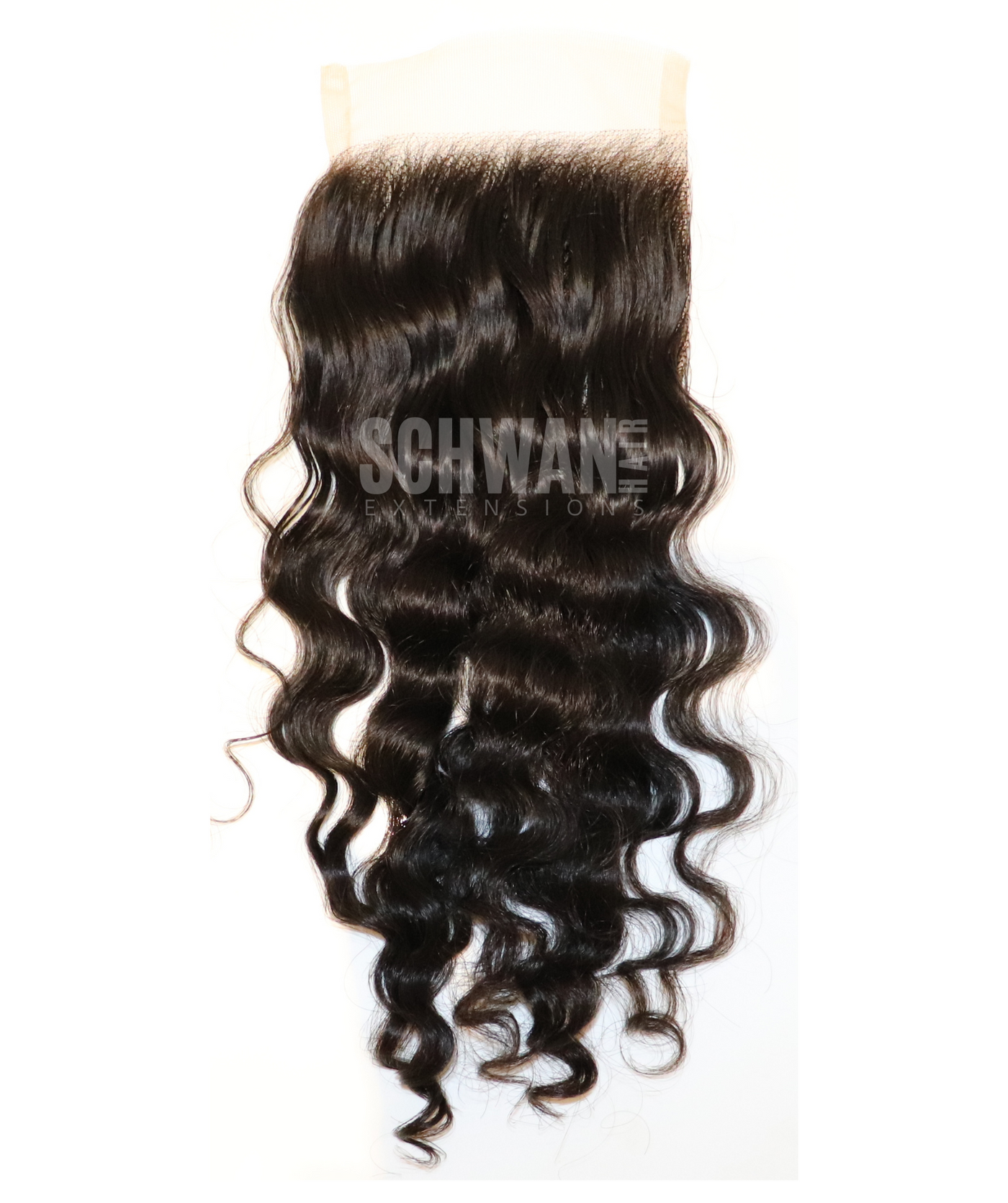 Raw Indian Natural Curly 5x5 Swiss Lace Closure