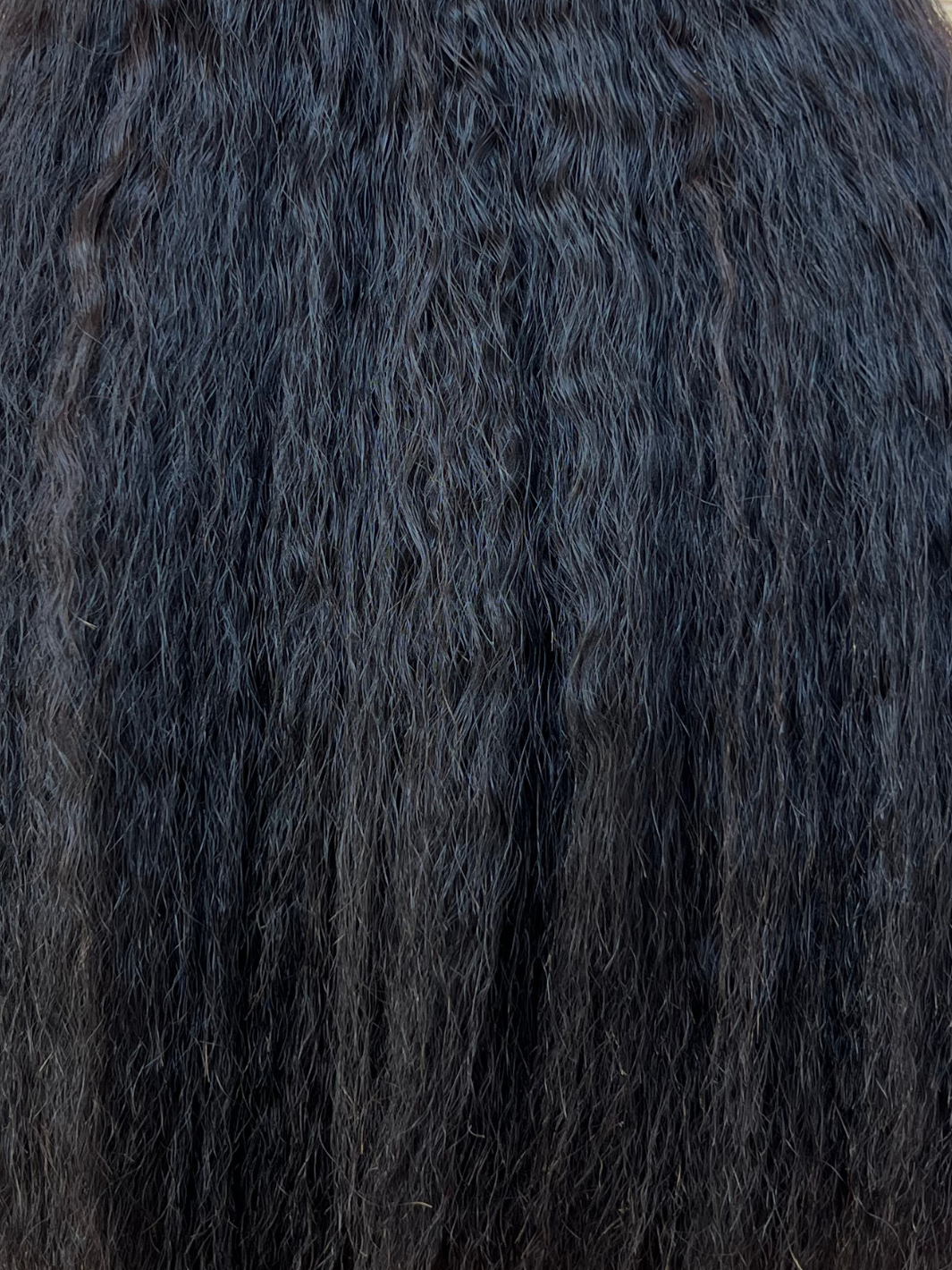 Raw Indian Kinky Straight texture
