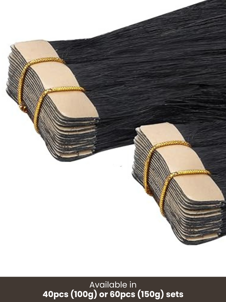 Raw Tape-In hair Extensions 40 pcs 60 pcs 150 g