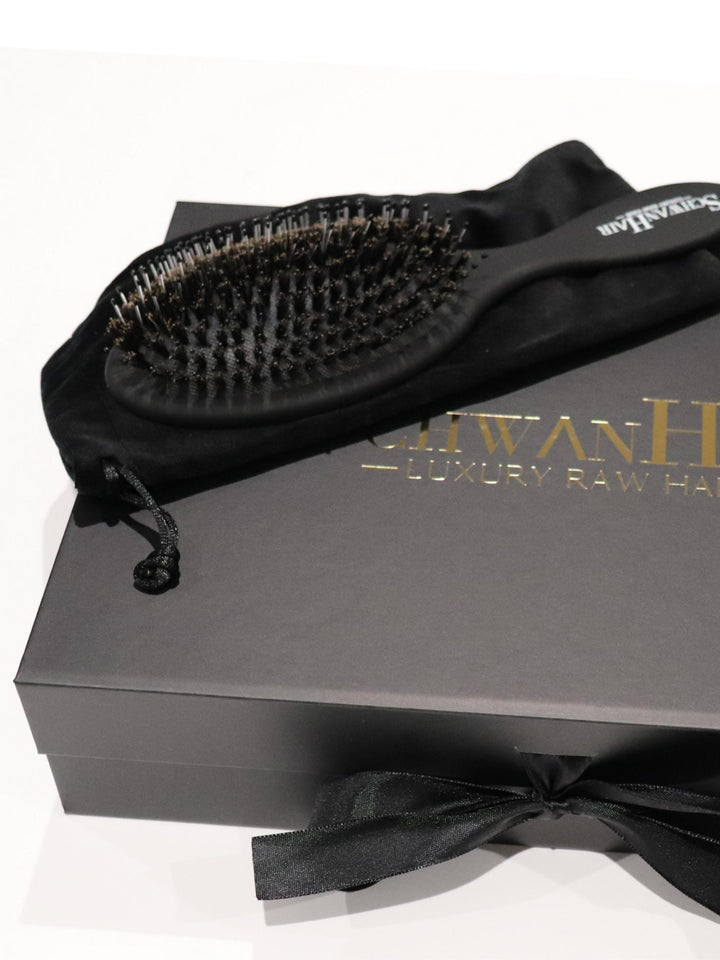 Smooth & Shine Brush by Schwan Hair with  Luxury Storage Box