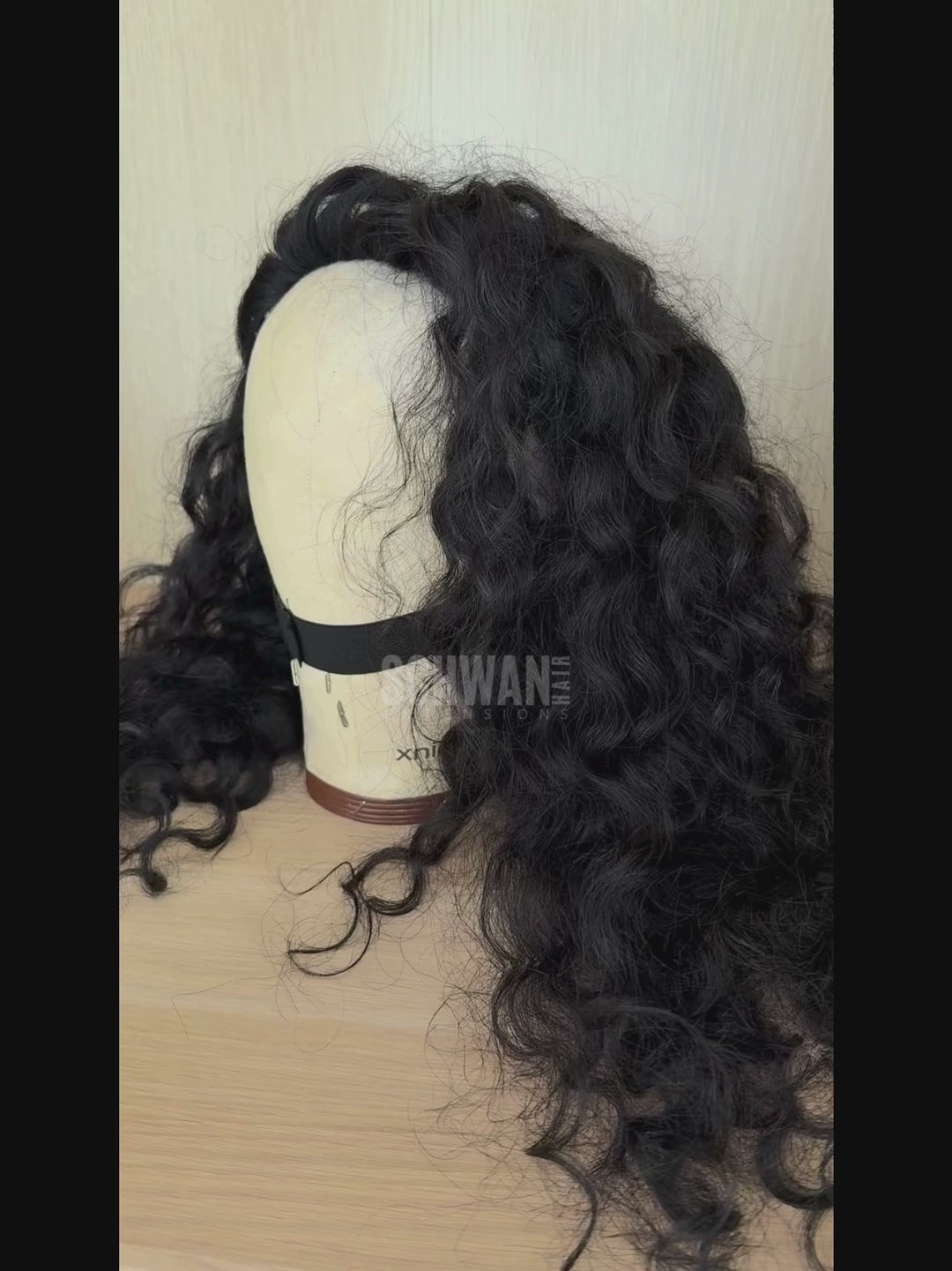Raw Indian Natural Curly Flip Over Wig