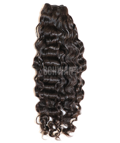 Raw Burmese Curly double drawn - Schwan Hair Luxury raw hair extensions London