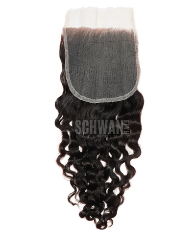 Raw Burmese Curly Hollywood HD Lace Closure - Schwan Hair Luxury raw hair extensions London