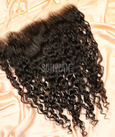Raw Burmese Curly Hollywood HD Lace Frontal 13x6" - Schwan Hair Luxury raw hair extensions London