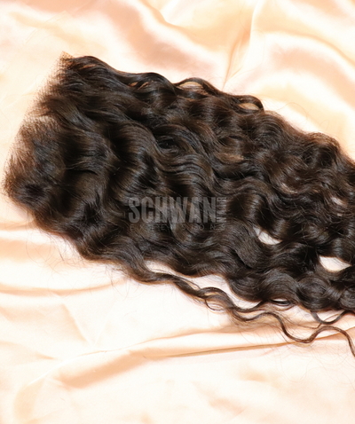 Raw Indian Curly Hollywood HD Lace Closure - Schwan Hair Luxury raw hair extensions London