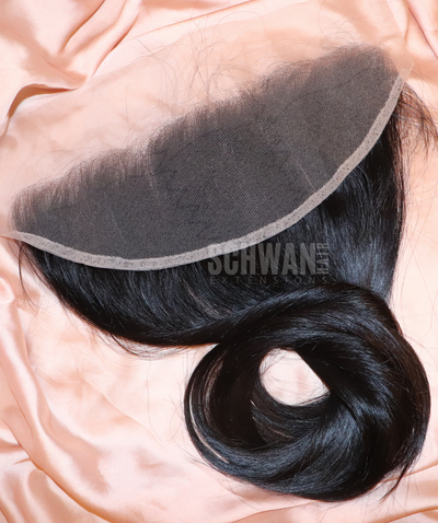 Raw Vietnamese Straight Frontal 13x6" - Schwan Hair Luxury raw hair extensions London